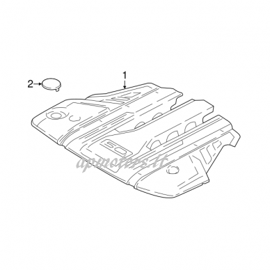 Крышка двигателя 5.0 1
